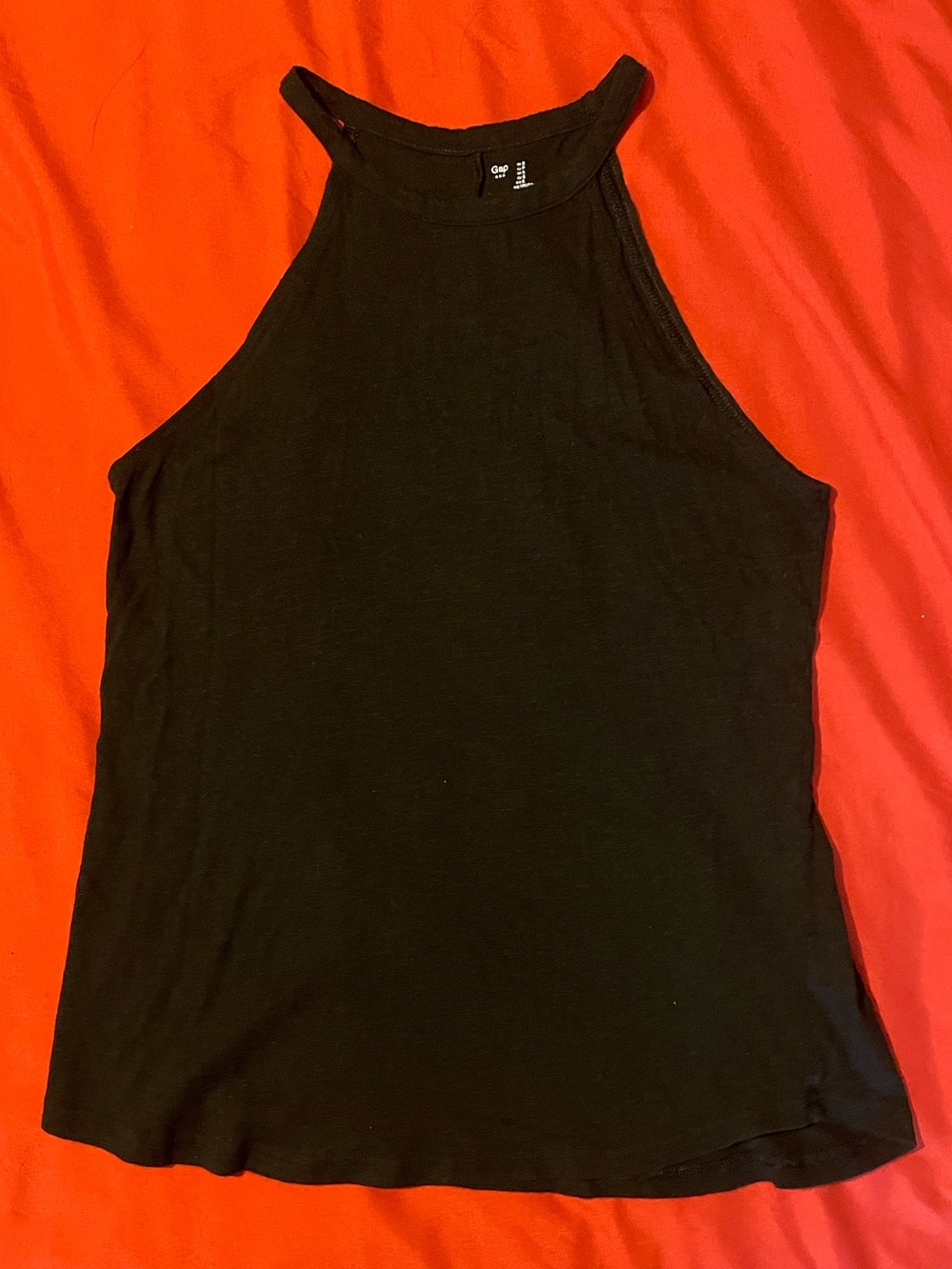 Gap | Black Halter Neck Sleeveless Tank Top